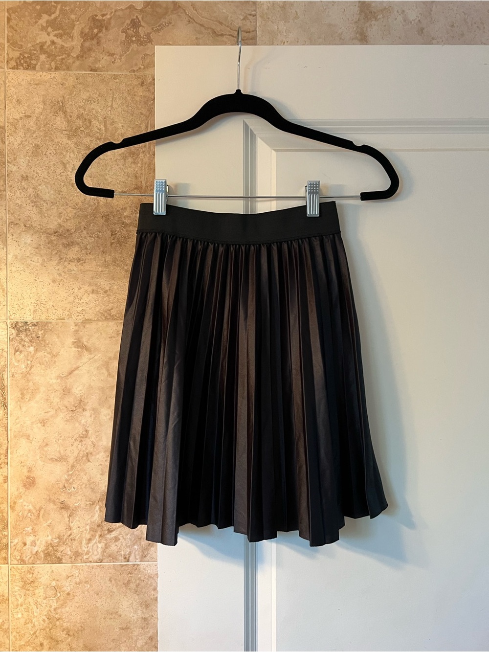 Black Pleated Women's Tennis Skirt